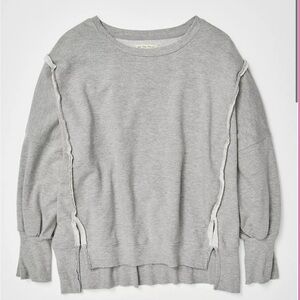 Free People Gray Sweatshirt